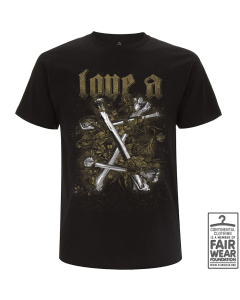 LOVE A '10 Jahre' Unisex Shirt Gold