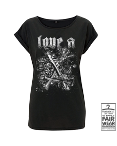 LOVE A '10 Jahre' Tailliertes Shirt