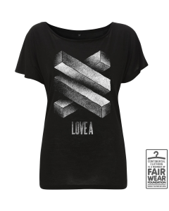 LOVE A 'Verbindung' Tailliertes Shirt